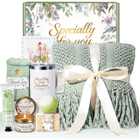 IRINXL front packaging showing sage-green gift box and contents for thoughtful gifting