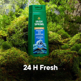 Irish Spring leak-proof cap close-up highlighting secure travel-friendly benefit