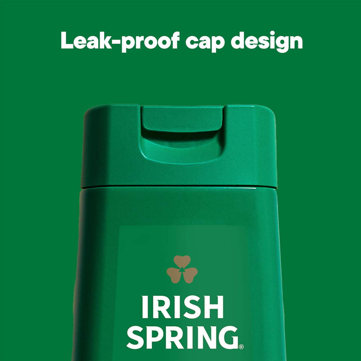 Irish Spring on bathroom shelf in lifestyle scene for daily routine benefit