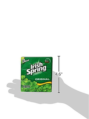 Irish Spring bar inside gym bag supplying post-workout freshness