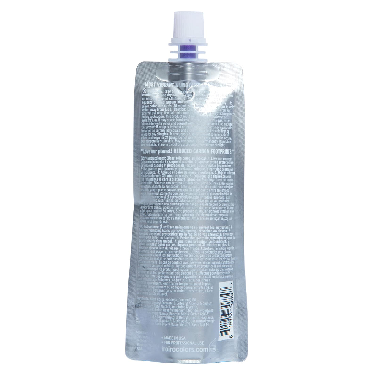 iroiro 20 Purple cream texture close-up illustrating smooth conditioning benefit