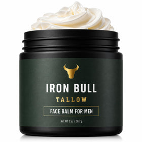 Iron Bull front jar showing label for clear product identification and value