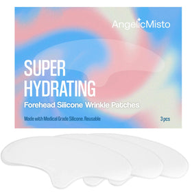irreshine front packaging showing three silicone forehead patches and benefits