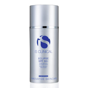 iS CLINICAL front packaging showing SPF 50+ and tinted sunscreen benefits