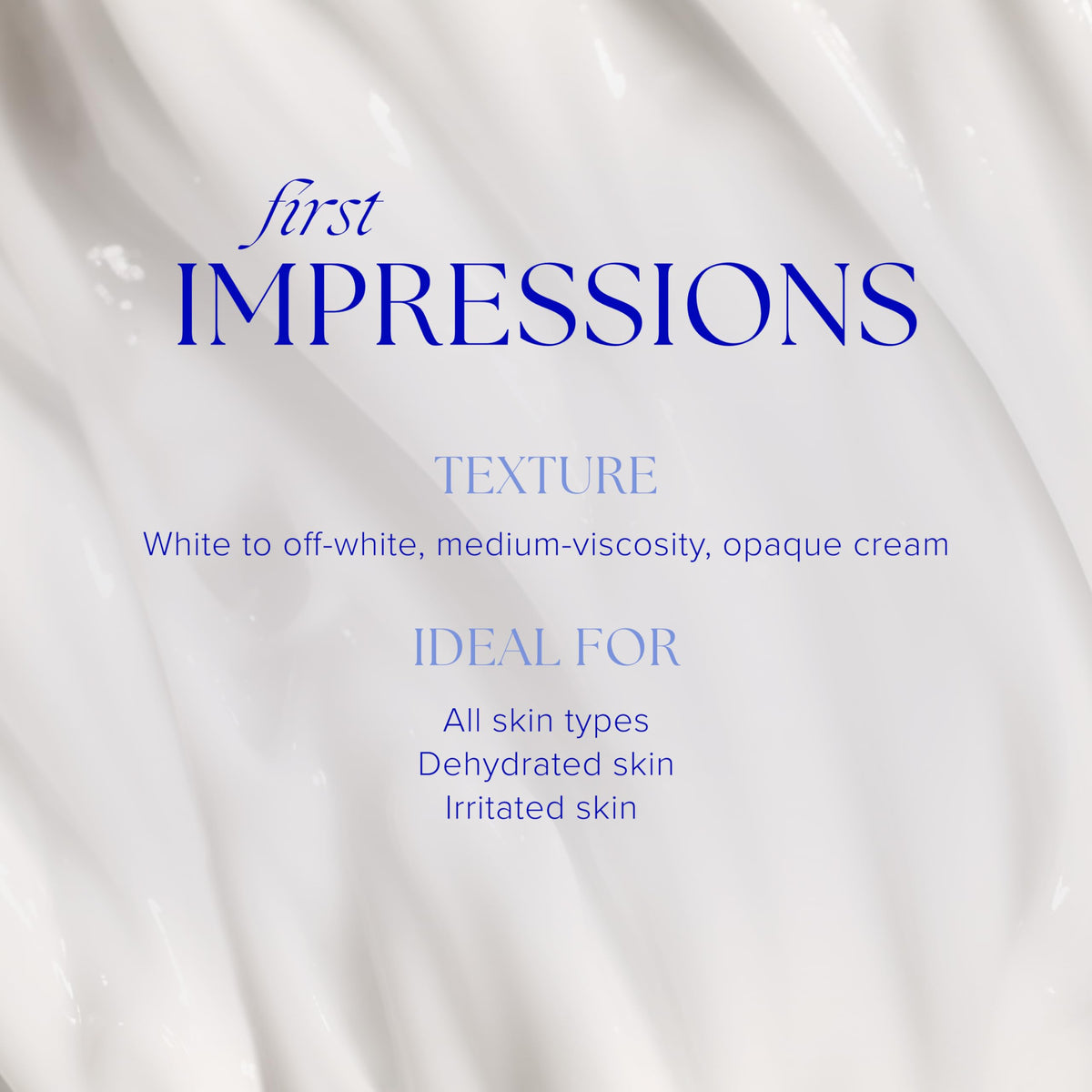 iS CLINICAL cream texture close-up highlighting smooth consistency for quick absorption