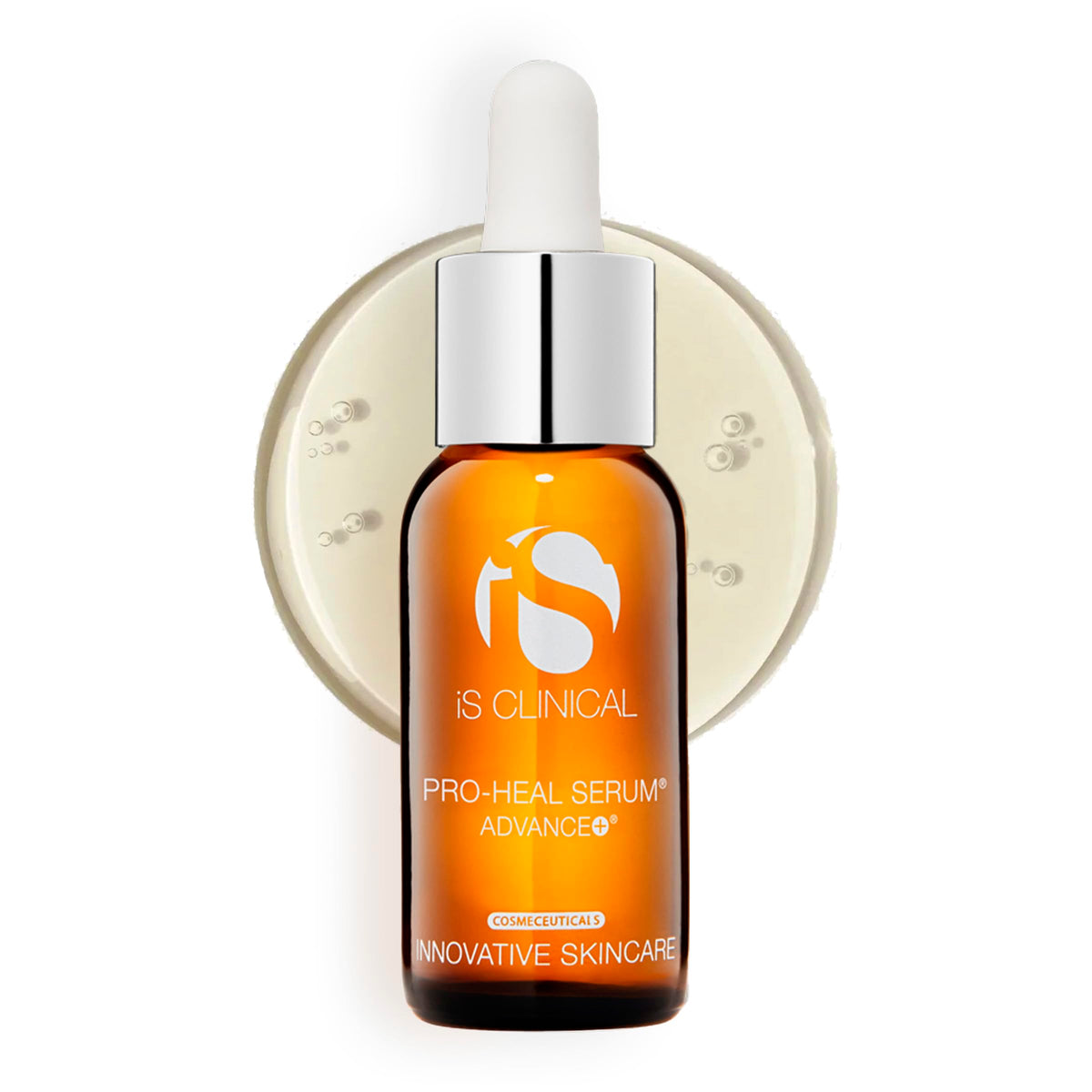 iS CLINICAL front packaging showing bottle and label, conveys clean professional quality