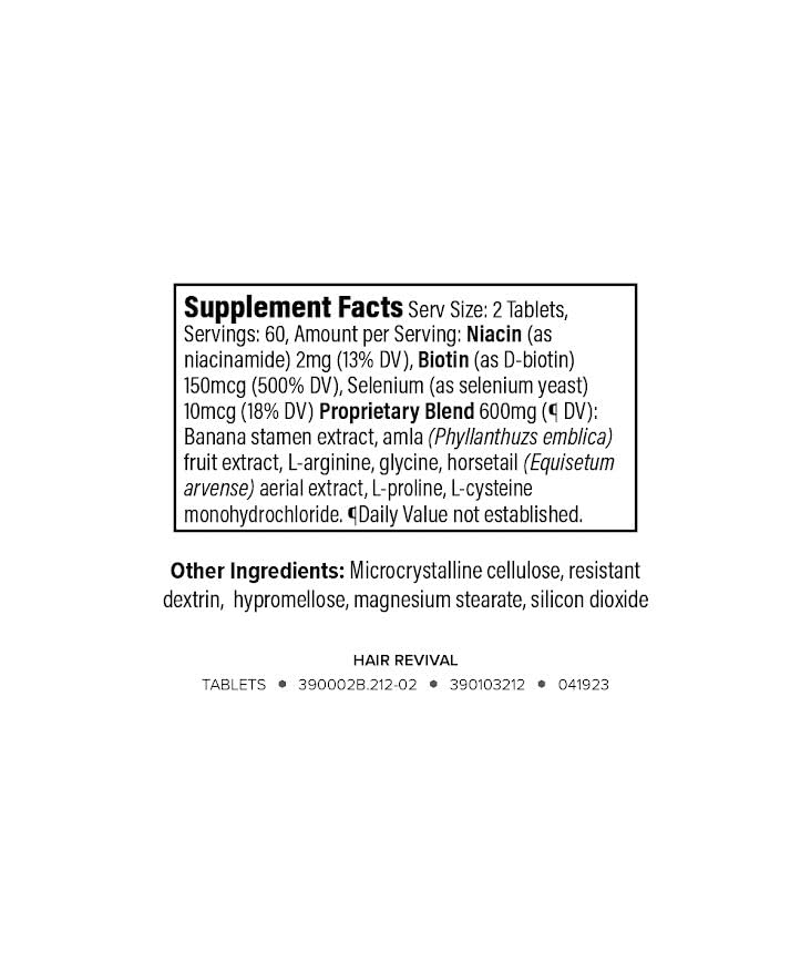 Isagenix Hair Revival tablets close-up revealing texture and size for ease of daily use