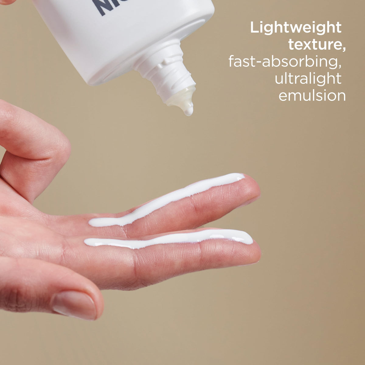 ISDIN being applied under foundation for a smooth makeup-friendly base