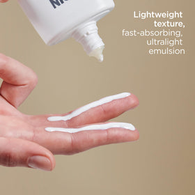 ISDIN being applied under foundation for a smooth makeup-friendly base
