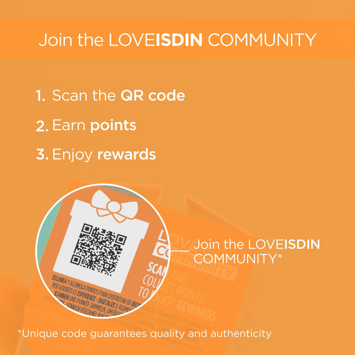 ISDIN outdoor lifestyle application showing facial protection on the go