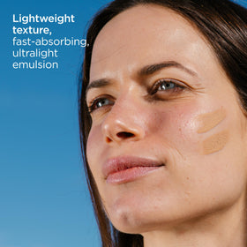 ISDIN tinted swatches on skin demonstrating no white cast benefit