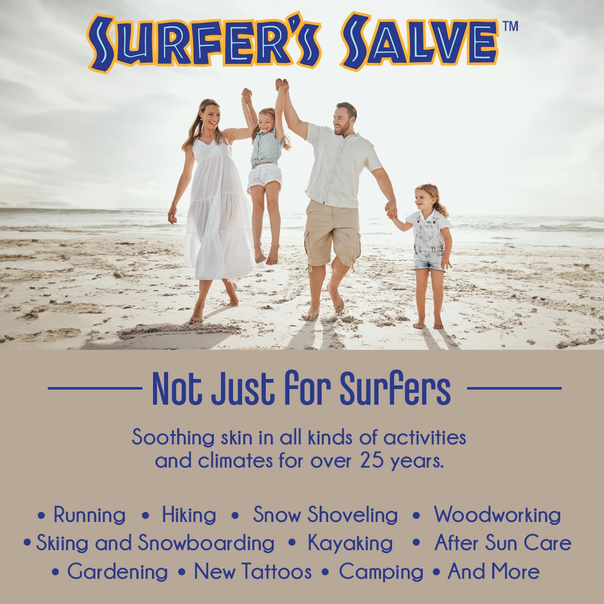 Island Soap & Candle Works applied to forearm soothing dry skin after sun exposure