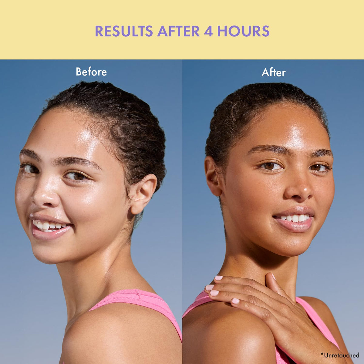 Isle of Paradise drops applied on hand demonstrating easy blending