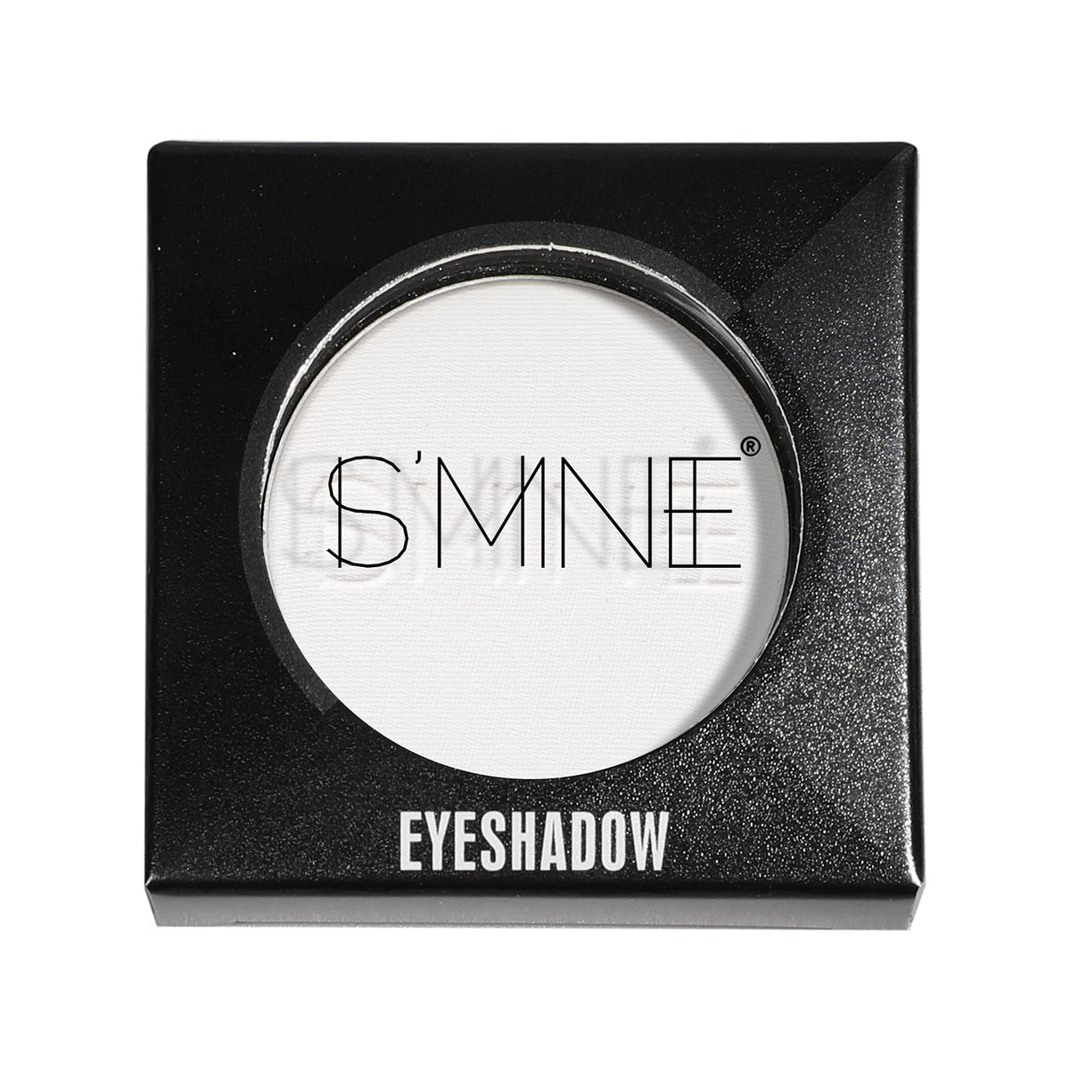 IS'MINE close-up of matte white powder texture showing smooth, blendable finish for clean application