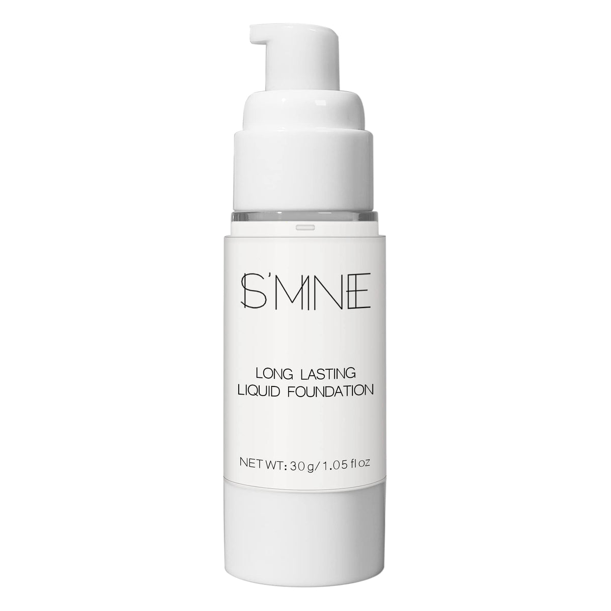 IS'MINE beside a coin showing compact 1.05 fl oz size for easy travel convenience