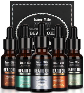 ISNER MILE lifestyle morning routine man applying oil for confident grooming