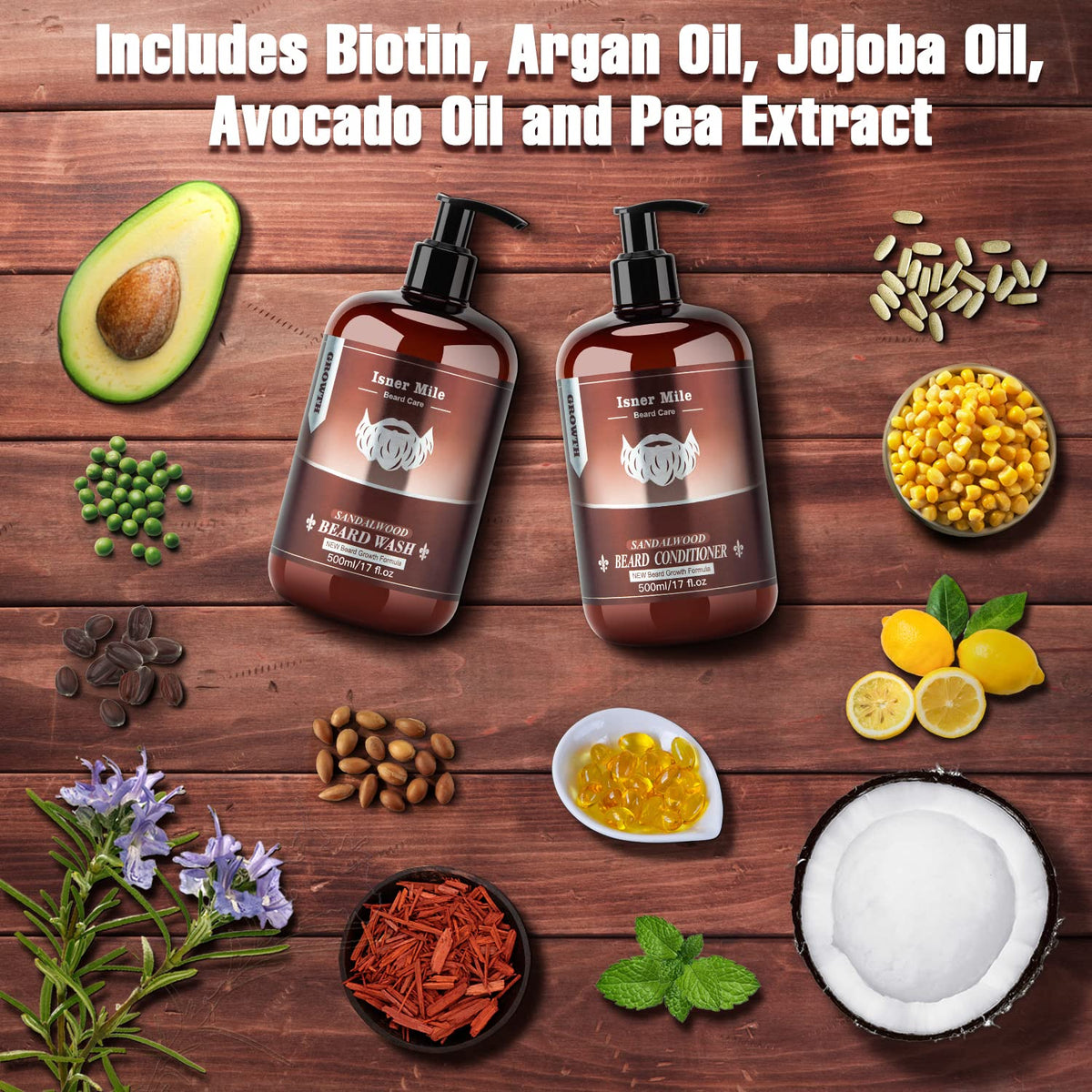 ISNER MILE shampoo texture lather illustrating gentle cleansing and rich foam for clean beard
