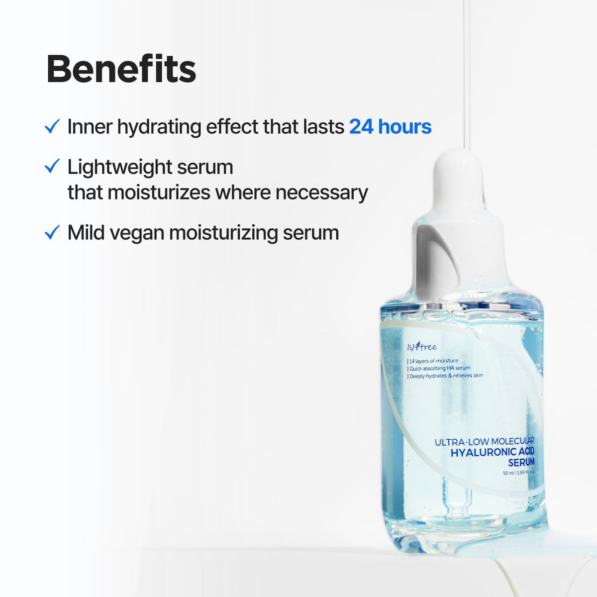 ISNTREE bottle on bathroom vanity suggesting everyday routine use