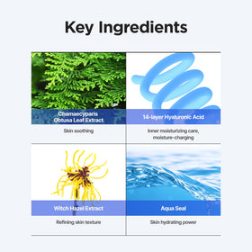 ISNTREE texture close-up drop illustrating lightweight, fast-absorbing formula