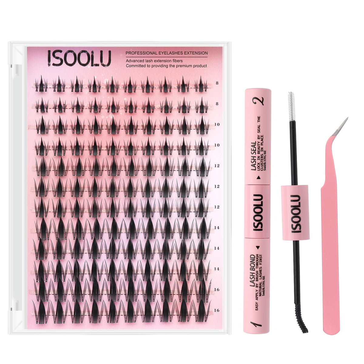 ISOOLU kit front packaging showing all included items and quick benefits