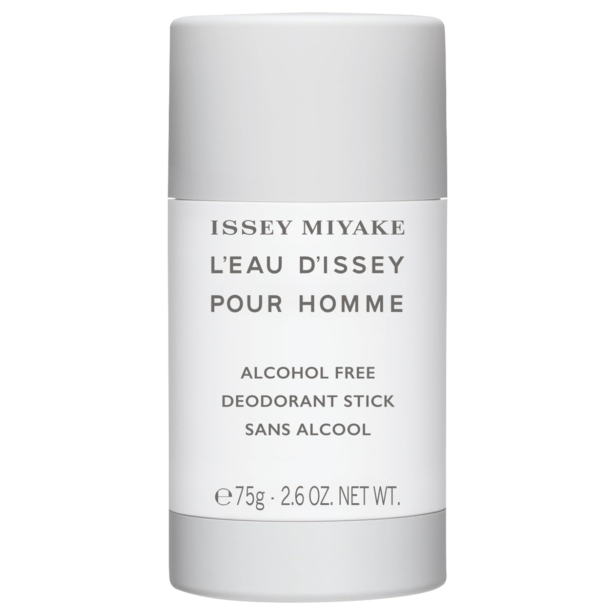 Issey Miyake deodorant front packaging showing bottle and branding, fresh confidence