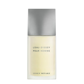 Issey Miyake front bottle shot showing clean design and easy storage benefit