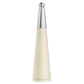 Issey Miyake bottle front view showing sleek silhouette and elegance