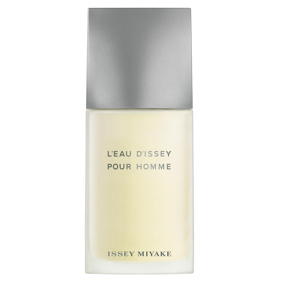 Issey Miyake bottle front view showing clean modern design and instant freshness