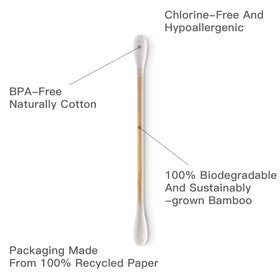 Isshah recyclable cardboard box label emphasizing plastic free packaging advantage
