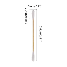 Isshah swab used for makeup touchup illustrating precise, gentle cosmetic correction
