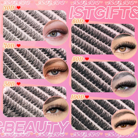 ISTGIFT finished lash look at an evening event showing lifted volume