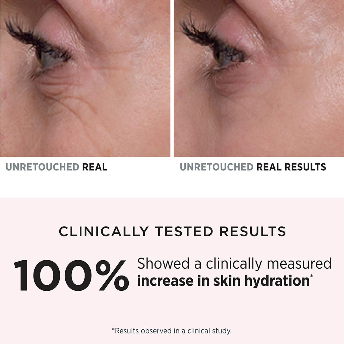IT Cosmetics hand applying cream under eye demonstrating gentle tap benefit