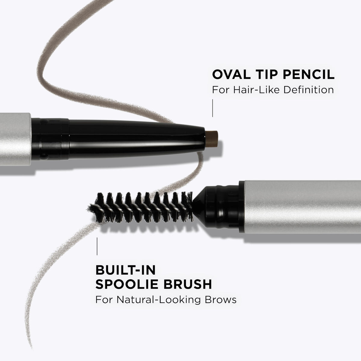 IT Cosmetics before and after brow transformation with fuller shape