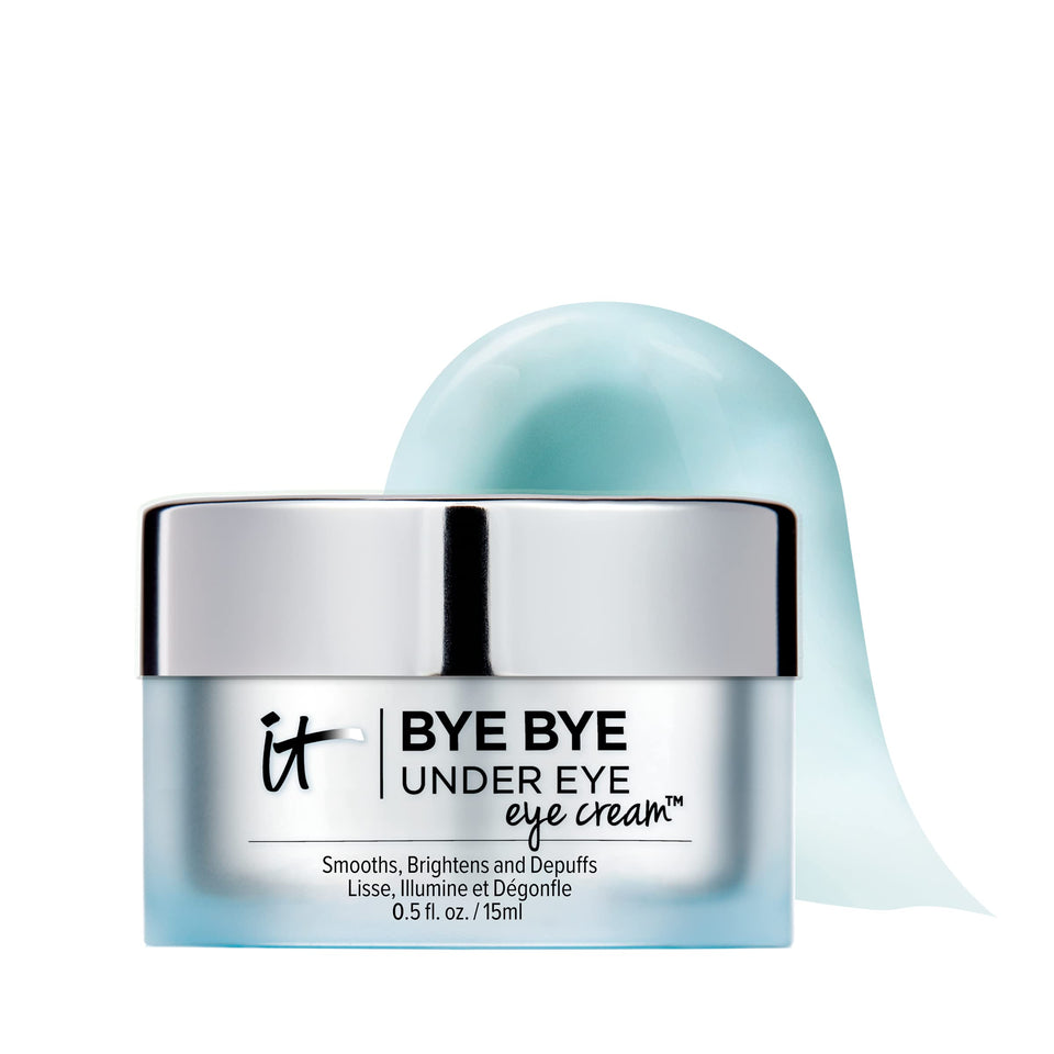 IT Cosmetics front bottle shot showing product and readable label for trust