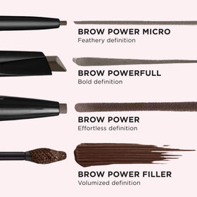 IT Cosmetics pencil used on model demonstrating natural, groomed brow benefit