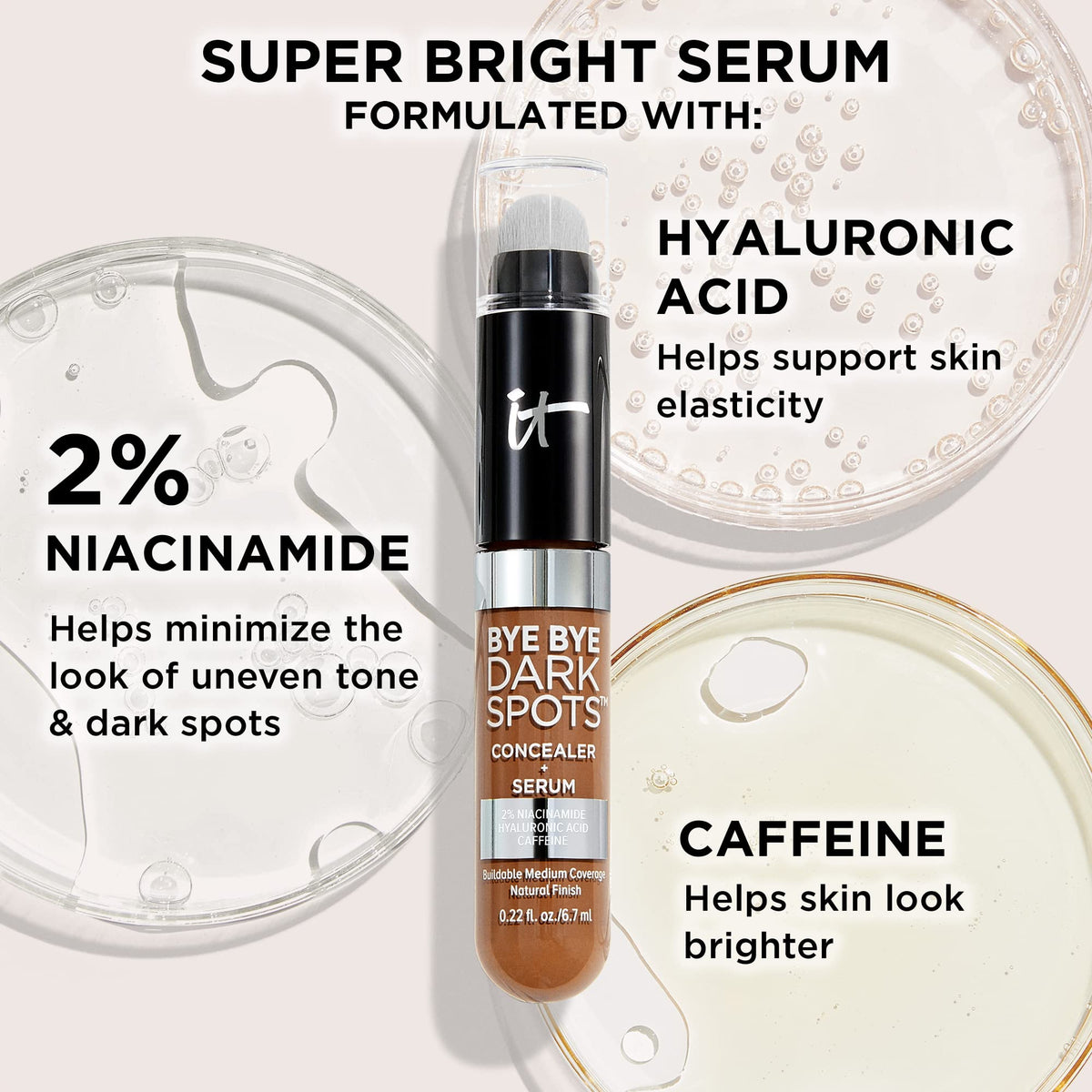 IT Cosmetics product staged on vanity showing everyday makeup convenience