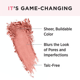 IT Cosmetics close-up of powder texture that diffuses pores for smoother look