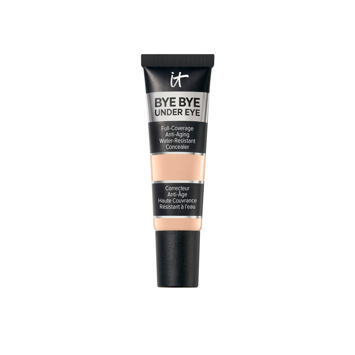 IT Cosmetics concealer front packaging showing shade and benefit