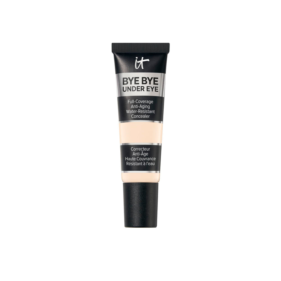 IT Cosmetics front packaging of Bye Bye Under Eye showing shade and tube benefit long wear