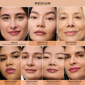 IT Cosmetics before and after under-eye comparison showcasing visible brightening