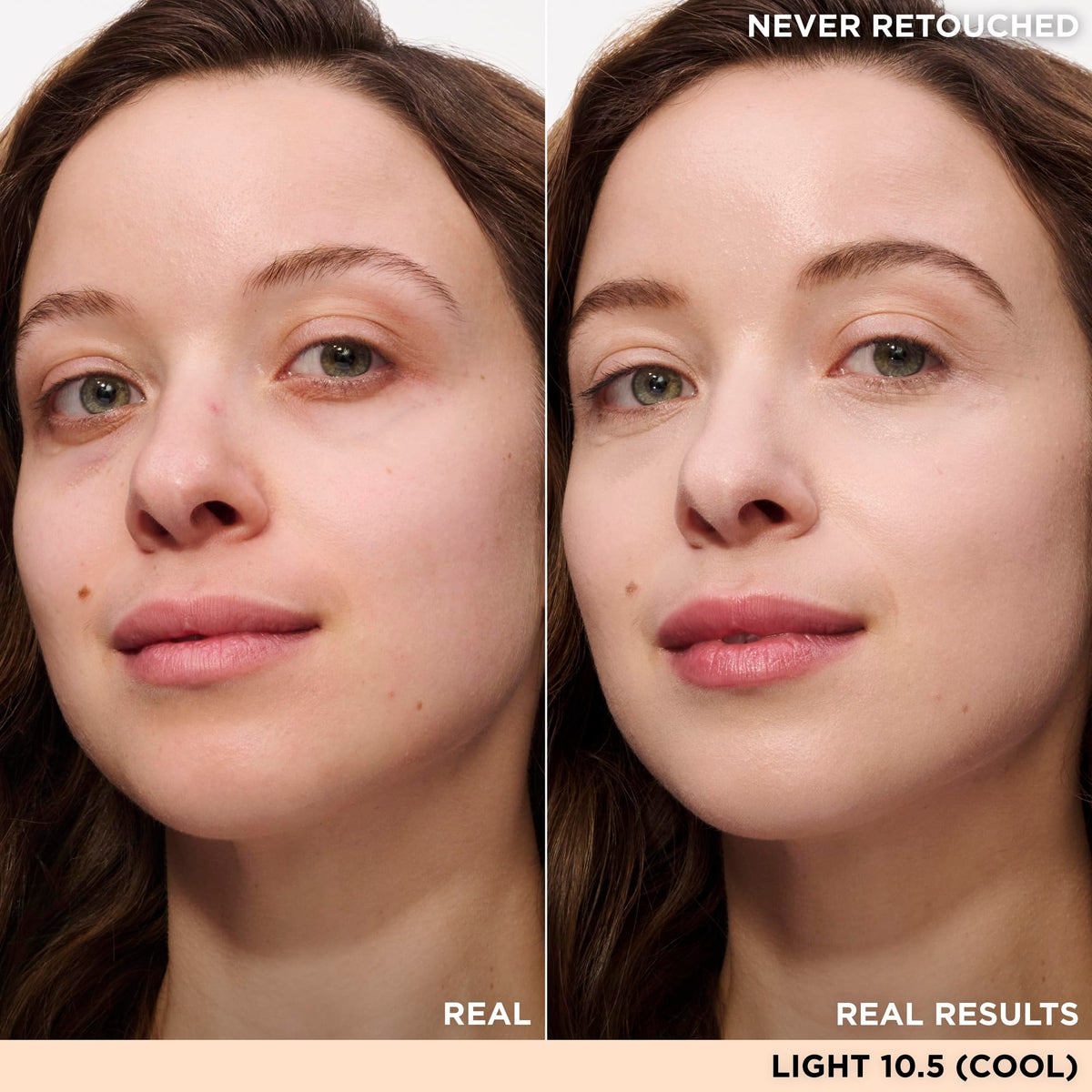 IT Cosmetics open tube and concealer cream swatch demonstrating rich coverage