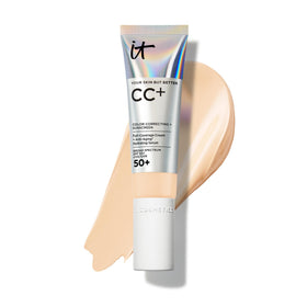 IT Cosmetics CC+ Cream front packaging showing shade fair and benefits