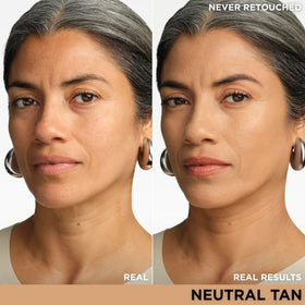 IT Cosmetics cream texture on pump illustrating hydrating formula