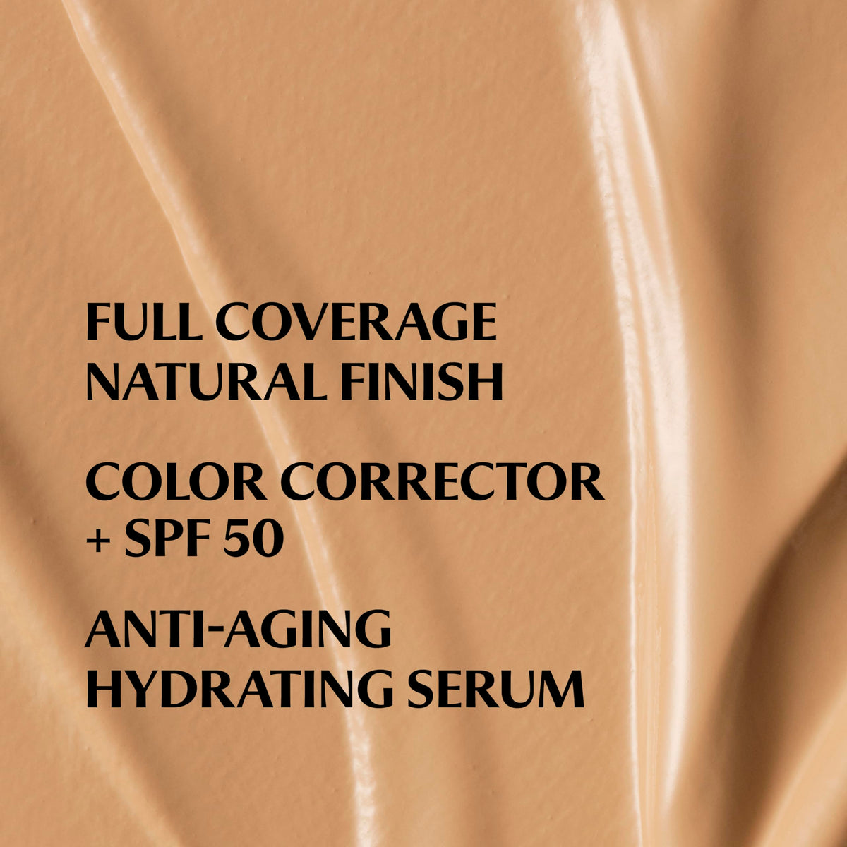 IT Cosmetics cream texture swatch showing hydrating, blendable finish