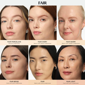 IT Cosmetics before and after using CC+ Cream Fair Warm showing complexion improvement