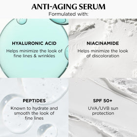 IT Cosmetics CC+ before and after showing coverage of discoloration and glow