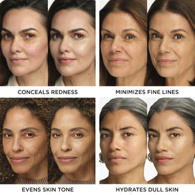 IT Cosmetics CC+ in a vanity lifestyle setting demonstrating daily sunscreen and makeup use