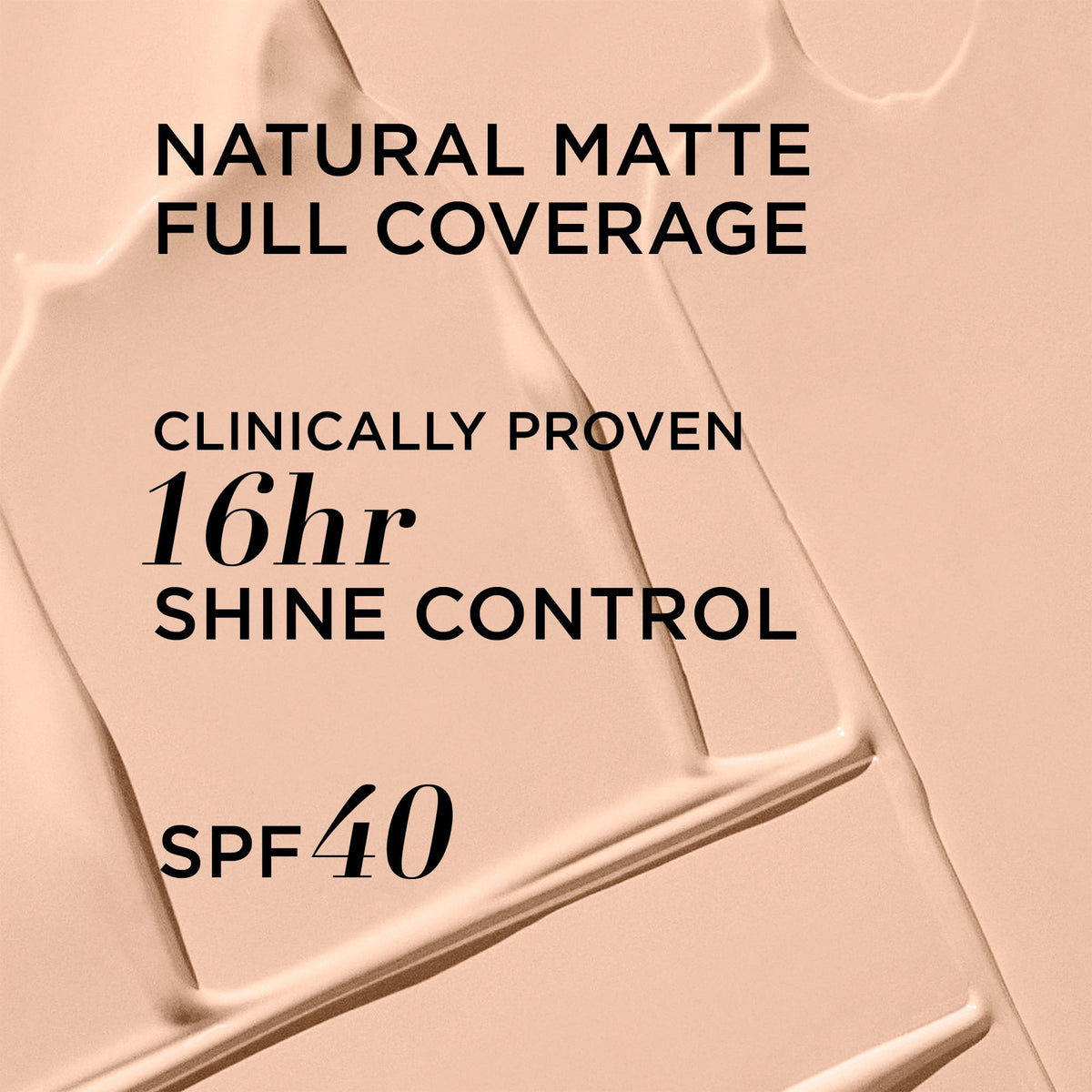 IT Cosmetics cream texture swipe demonstrating matte, pore-blurring finish