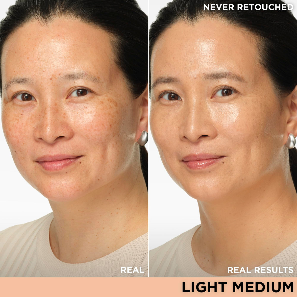 IT Cosmetics pump dispensing CC+ Nude Glow portraying easy controlled application benefit
