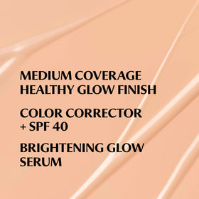 IT Cosmetics texture swirl of skin tint highlighting luminous finish and blendable feel benefit